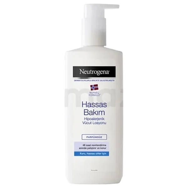 Neutrogena Hassas Bakım Vücut Losyonu Parfümsüz 400 Ml - Görsel 2