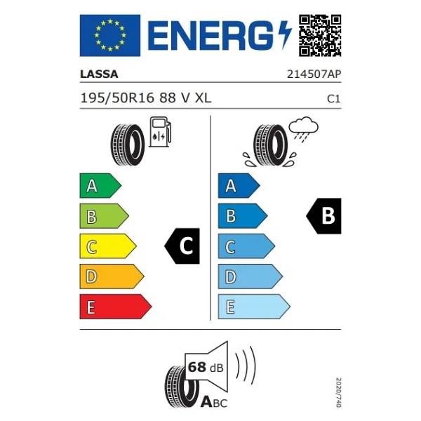 Lassa Greenways 195/50 R16 88v XL Yaz Lastiği - Görsel 2