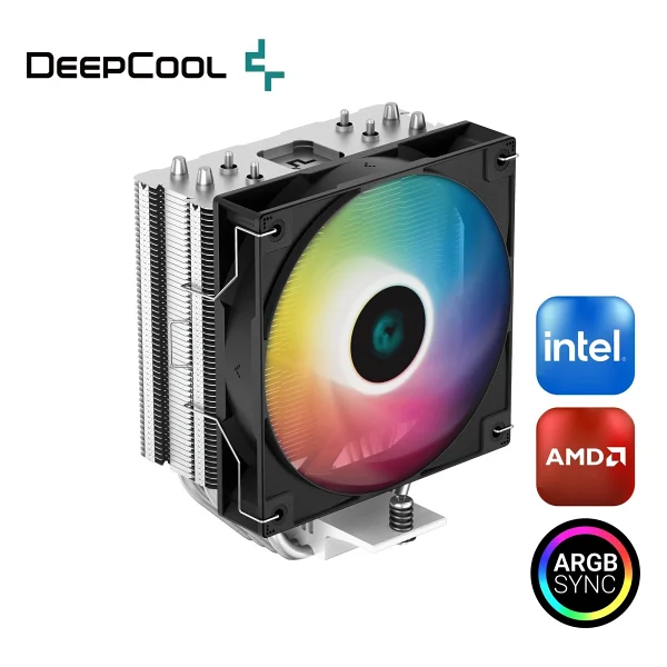 Deep Cool Deepcool AG400 V5 Arbg Işlemci Soğutucu White, Amd ve Intel Uyumlu, 120MM Kule Tipi Hava Soğutma, 12 cm Hava Soğutucu, Tdp 220W, Beyaz - Görsel 9