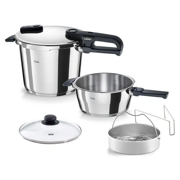 Fissler Vitaquick Edition 6+3.5 Lt Düdüklü Tencere + Viseo Tencere Ve Tava Seti - Görsel 2
