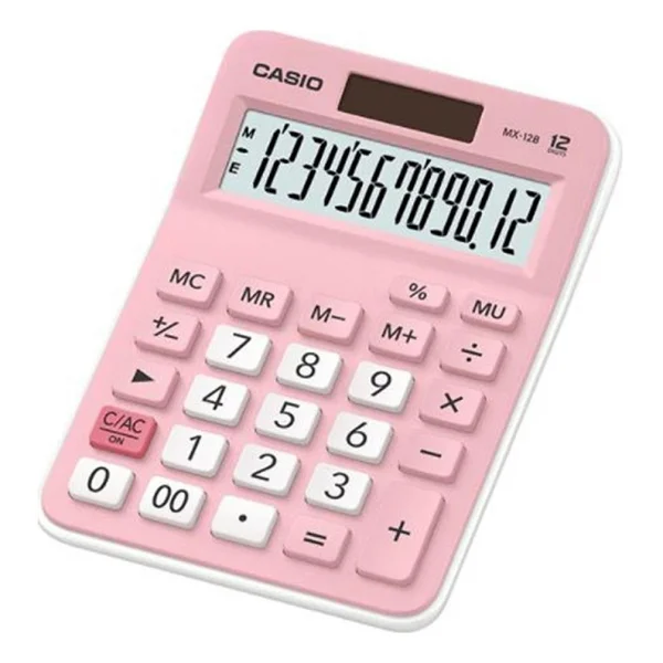 Casio Mx-12b-Pk Toz Pembe 12 Haneli Masaüstü Hesap Makinesi - Görsel 8