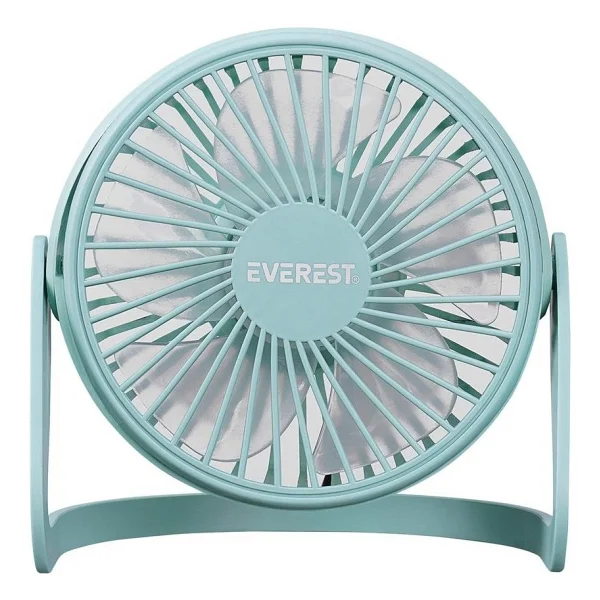 Everest Efn-505 Masaüstü USB Fan Turkuaz - Görsel 8