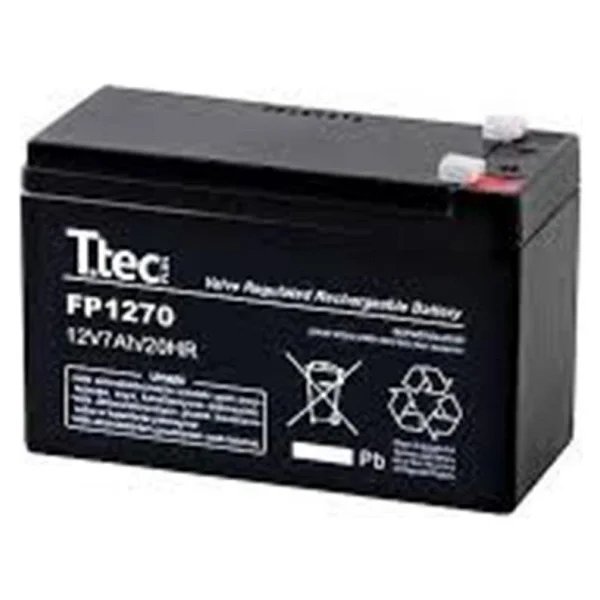 Ttec 12v 7ah / 20hr Kuru Akü (Oyuncak Araba Jeep Moto Tartı Terazi Ups Aküsü) - Görsel 4