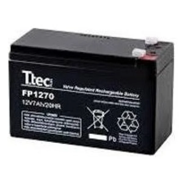 Ttec 12v 7ah / 20hr Kuru Akü (Oyuncak Araba Jeep Moto Tartı Terazi Ups Aküsü) - Görsel 2
