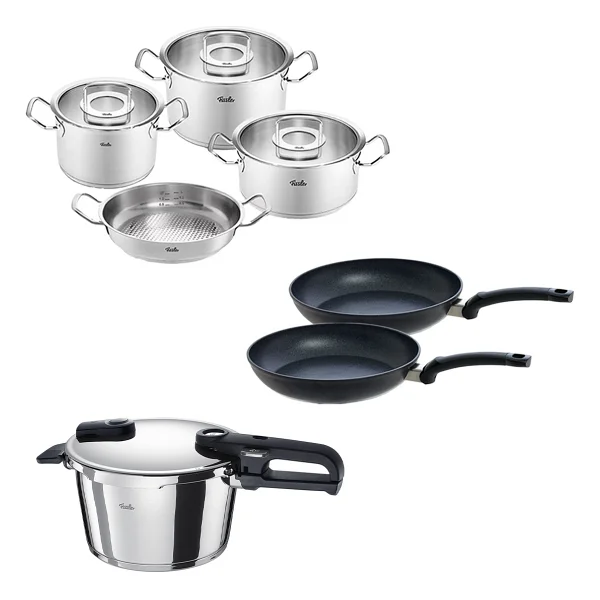Fissler Vitaquick Edition 4.5 Lt Düdüklü Tencere + Original Profi Tava Ve Tencere Seti - Görsel 7