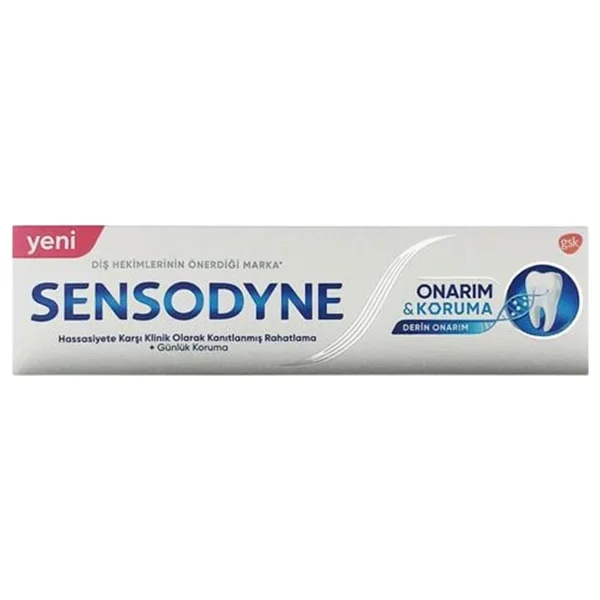 Sensodyne Onarım Ve Koruma 75 Ml Florürlü Diş Macunu - Görsel 4