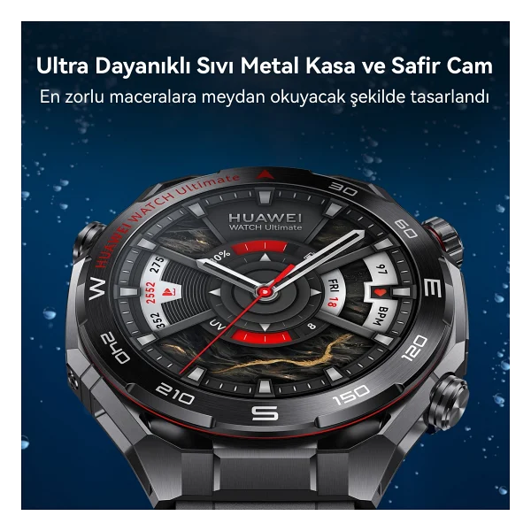 Huawei Watch Ultimate 2 Siyah Akıllı Saat - Görsel 8