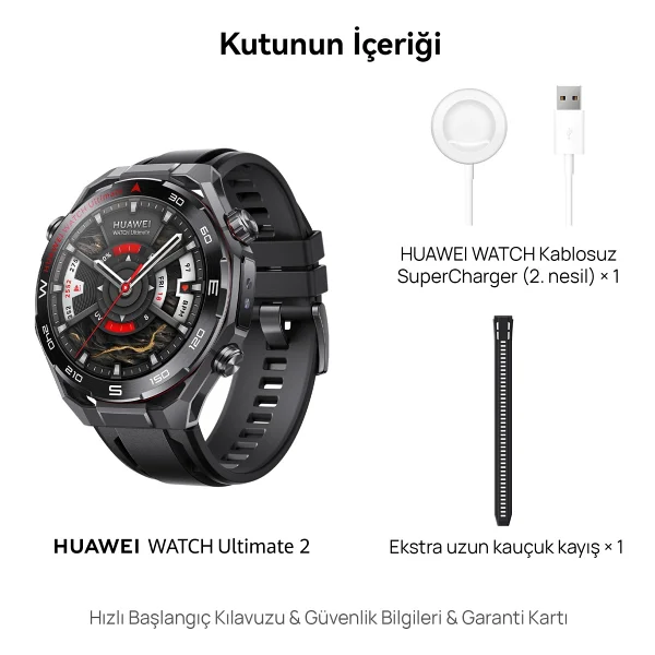 Huawei Watch Ultimate 2 Siyah Akıllı Saat - Görsel 6