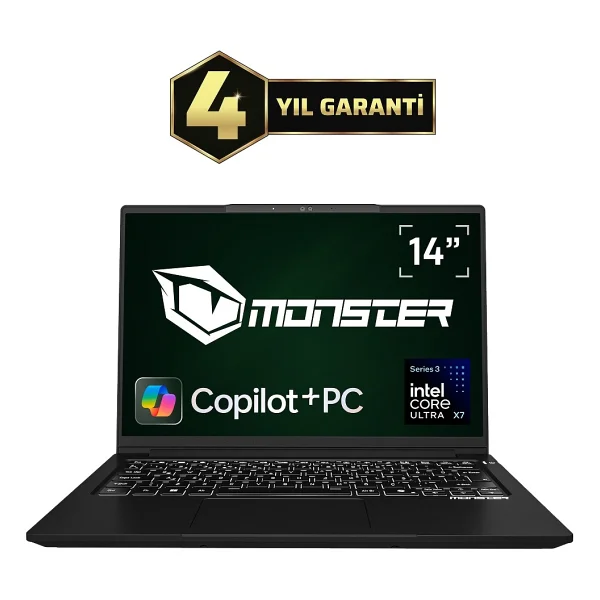 Monster Huma H4 V7.3.5 Ultra X7 358H 32 GB 1 TB SSD Arc B390 14" WUXGA Notebook