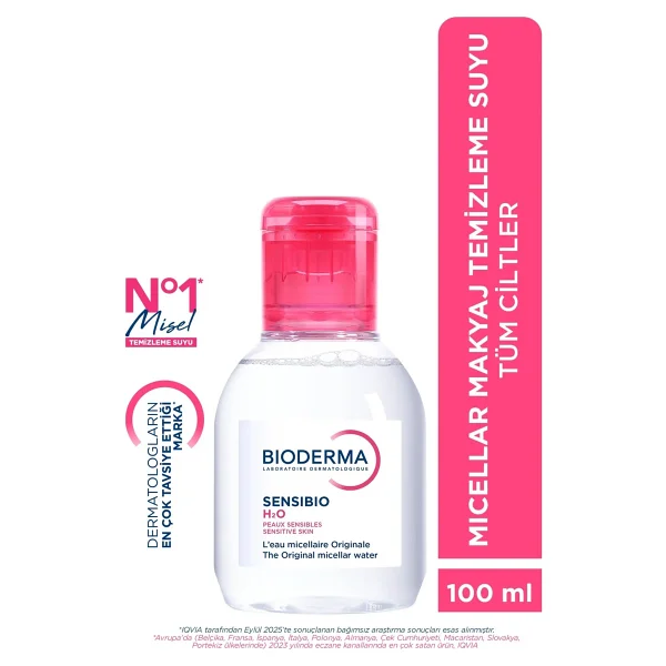 Bioderma Sensibio H2o 100 Ml Yüz Ve Makyaj Temizleme Suyu - Görsel 3