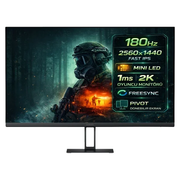 Xiaomi G27Qi P27QCA-RGGL 27" 1 ms 2K IPS 180 Hz Oyuncu Monitörü