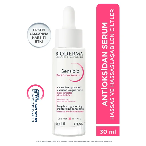 Bioderma Sensibio Defensive Nemlendirici Yüz Serumu 30 Ml - Görsel 4