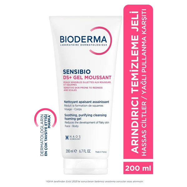 Bioderma Sensibio Ds+ 200 Ml Yüz Temizleme Jeli - Görsel 6