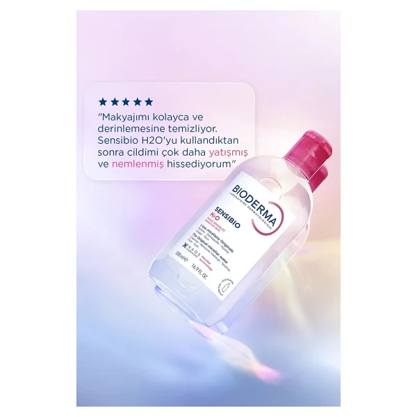 Bioderma Sensibio H2o 850 Ml Yüz Ve Makyaj Temizleme Suyu - Görsel 8