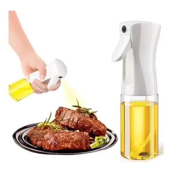 Sprey Yağdanlık Cam Şişe Yağ Püskürtücü Airfryer Kızartma Izgara Salata İçin Yağlık - Görsel 2