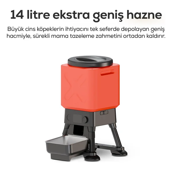 Xenon Smart X8631 Ortopedik Tasarım 14 Lt Akıllı Köpek Mama Kabı - Görsel 10