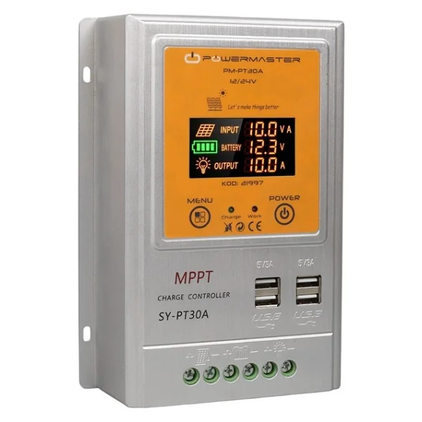 Powermaster Pm-Pt30a 12v-24v Mppt Solar Şarj Kontrol Cihazı - Görsel 7