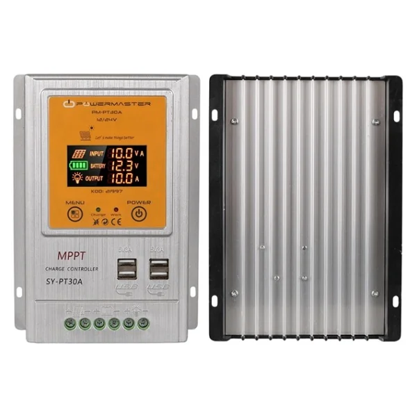 Powermaster Pm-Pt30a 12v-24v Mppt Solar Şarj Kontrol Cihazı - Görsel 9
