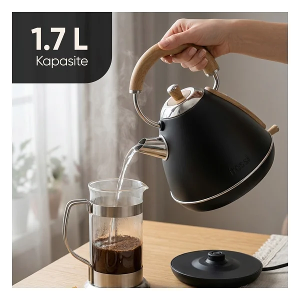 Fressi Retro Mavera Fr-Kt07 2200 W 1.7 Lt Kettle - Görsel 2
