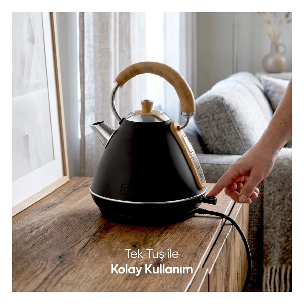 Fressi Retro Mavera Fr-Kt07 2200 W 1.7 Lt Kettle - Görsel 3