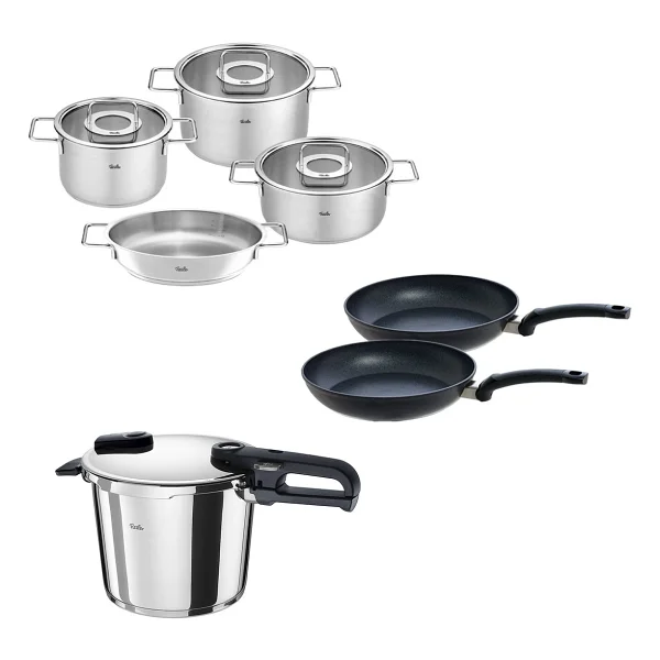 Fissler Vitaquick Edition 6 Lt Düdüklü Tencere + Pure Tencere Ve Tava Seti - Görsel 7