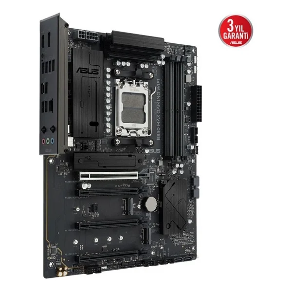 Asus B850 Max Gaming Wi-Fi AMD Am5 DDR5 Atx Anakart - Görsel 2