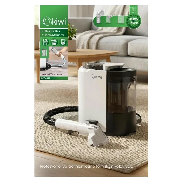 Kiwi KCC-4316 Koltuk ve Halı Yıkama Makinesi - Görsel 8