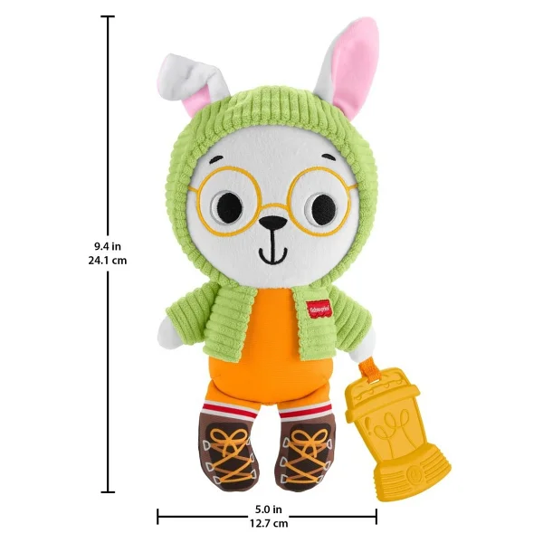 Fisher Price Kamp Zamanı Sarılma Arkadaşım Tavşancık JLB87 - Görsel 6