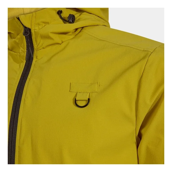 Joma Explorer Jacket Erkek Sarı Kapüşonlu Yağmurluk Ceket - Görsel 4