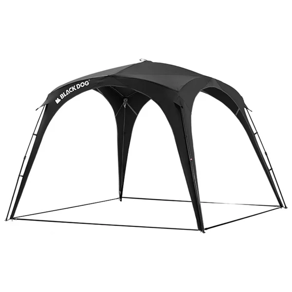 Instant Pavilion Gazebo 300x300x215cm Siyah Plaj Bahçe Tentesi Açık Tente - Görsel 6