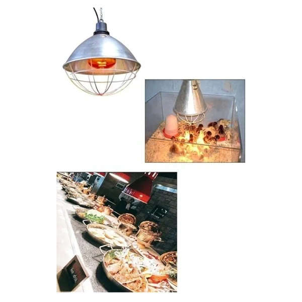 250w Infrared Kırmızı Ampul E27 Isıtıcılı Lamba Kırmızı Işık - Görsel 4