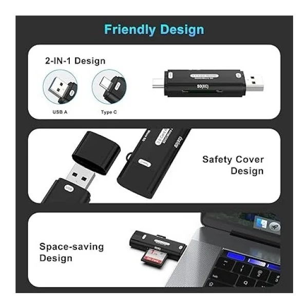 Micro Sd Kart Okuyucu Type C To USB 3.0 Çevirici Otg 5 Gbps Hafıza Kartı Okuyucu Adaptör Micro Sd Card Reader Rktsd - Görsel 3