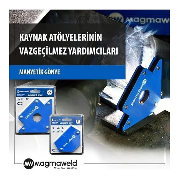 Magmafıx Ax-11 Manyetik Kaynak Gönyesi - 11 Kg - Görsel 4