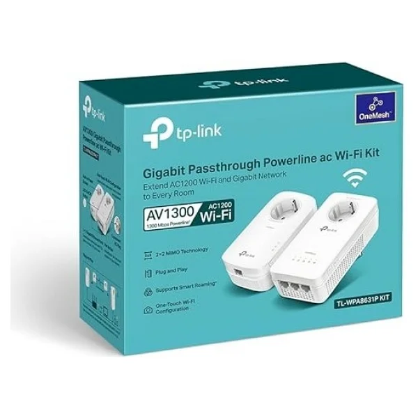 Tp-Link Tl-Wpa8631p 1300 Mbps Powerline Adaptör - Görsel 3