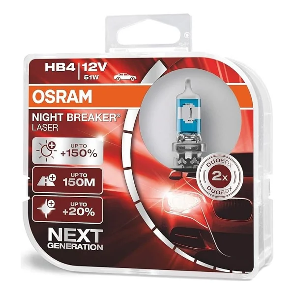 Osram Night Breaker Laser Hb4 9006nl 51 W 2'li Oto Ampul - Görsel 6