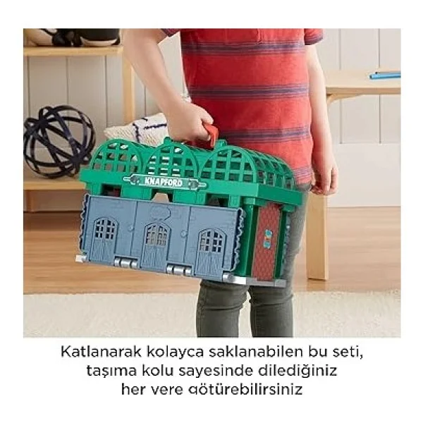 Thomas & Friends Fisher-Price Thomas Ve Arkadaşlarıtm Knapford İstasyonu Oyun Seti Fisher-Price Thomas Ve Arkadaşları Knapford İstasyonu Tren Seti Hgx63 - Görsel 3