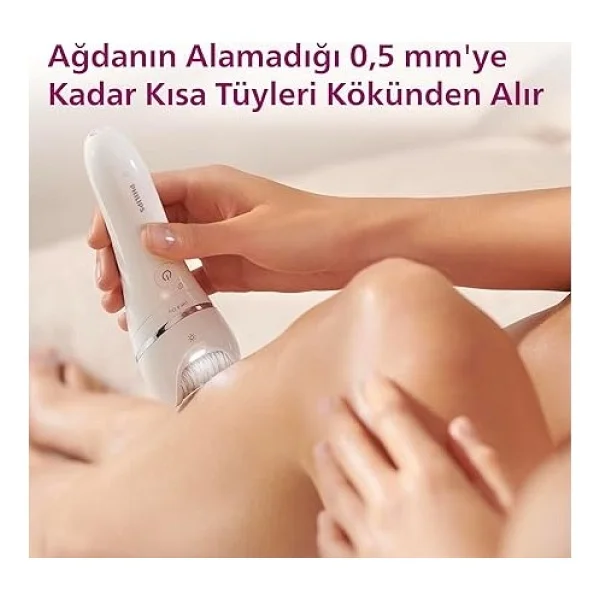 Philips 8000 Serisi Bre700/05 Islak Kuru Epilasyon Aleti - Görsel 10