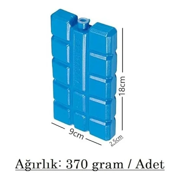 Buz Aküsü Buz Kasedi Ice Box 6'lı Set (370 Ml X 6) - Görsel 5