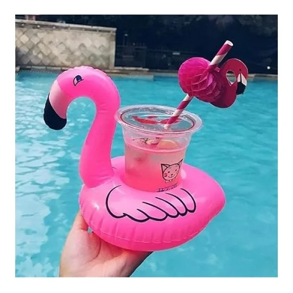 3lü Şişme Havuz Deniz Bardak Tutucu Float Bar Seti - Görsel 2