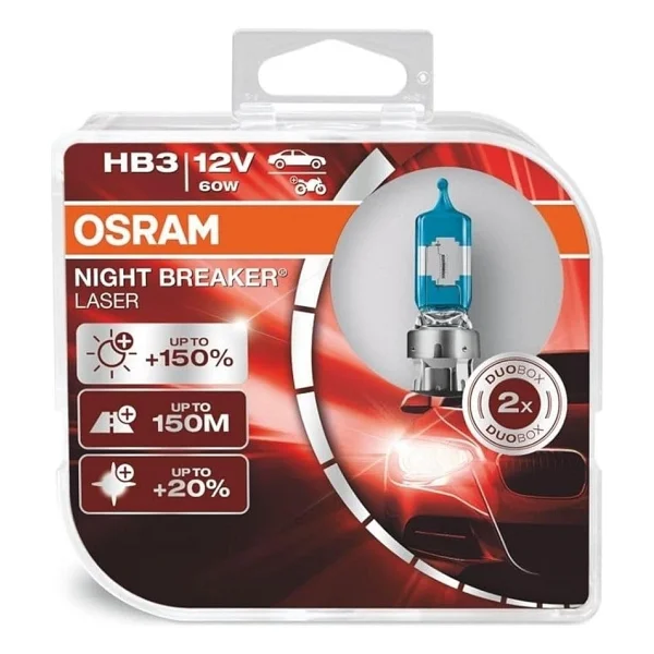Osram Night Breaker Laser Hb3 9005nl 60 W 2'li Oto Ampul - Görsel 3
