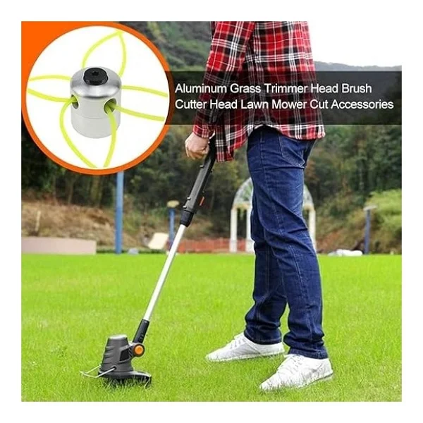 Çim Biçme Makinesi Kafası Tırpan Misinası Kafası Tırpan Makina Kafası Ahtapot Başlık - Görsel 4