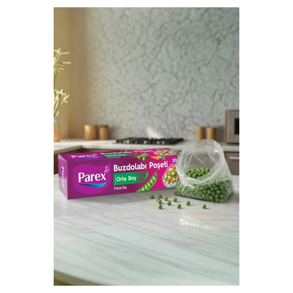 Parex Orta Boy Buzdolabı Poşeti 20'li - Görsel 8