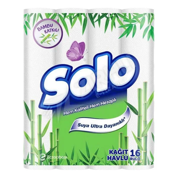 Solo Bambu Katkılı 16'lı Kağıt Havlu - Görsel 2