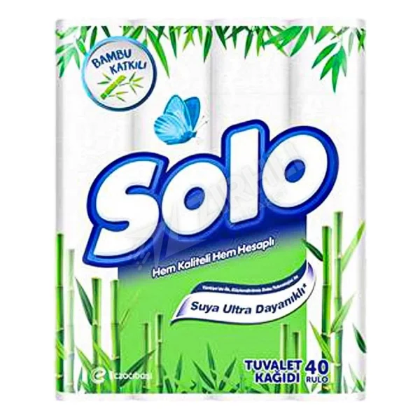 Solo 5 Adet Solo Tuvalet Kağıdı Bambu 40 Lı - Görsel 2