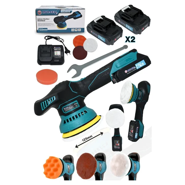 Mur-Cell Bx3600 Şarjlı Polisaj Makinesi - Görsel 2