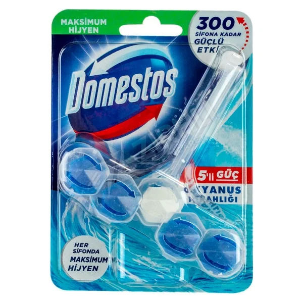 Domestos Wc Blok 5'li Güç Okyanus Ferahlığı - Görsel 2