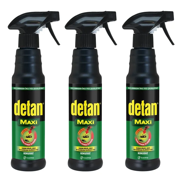 3 ADET Detan Maxi Böcek İlacı 250 ml - Görsel 6