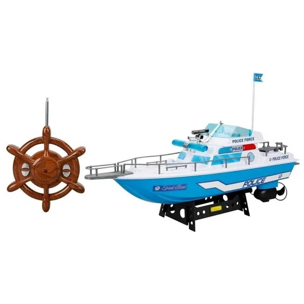 02140 Uzaktan Kumandali Tekne Polis/Itfaiye 45 Cm - Görsel 2