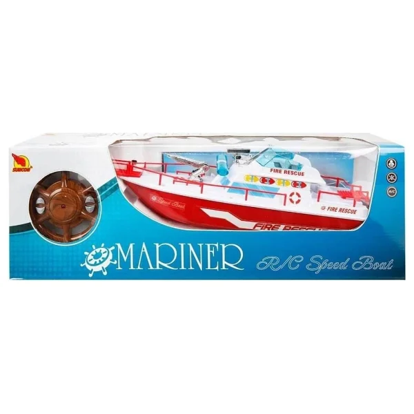 02140 Uzaktan Kumandali Tekne Polis/Itfaiye 45 Cm - Görsel 3