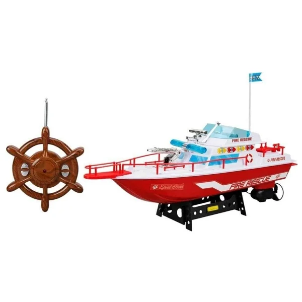 02140 Uzaktan Kumandali Tekne Polis/Itfaiye 45 Cm - Görsel 4